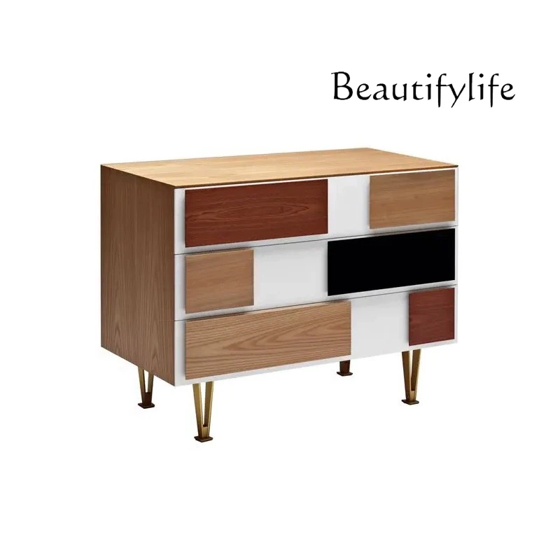 

High-End Light Luxury Sideboard Art High-End Villa Hallway Bedroom Chest of Drawers Lobby Curio Cabinet