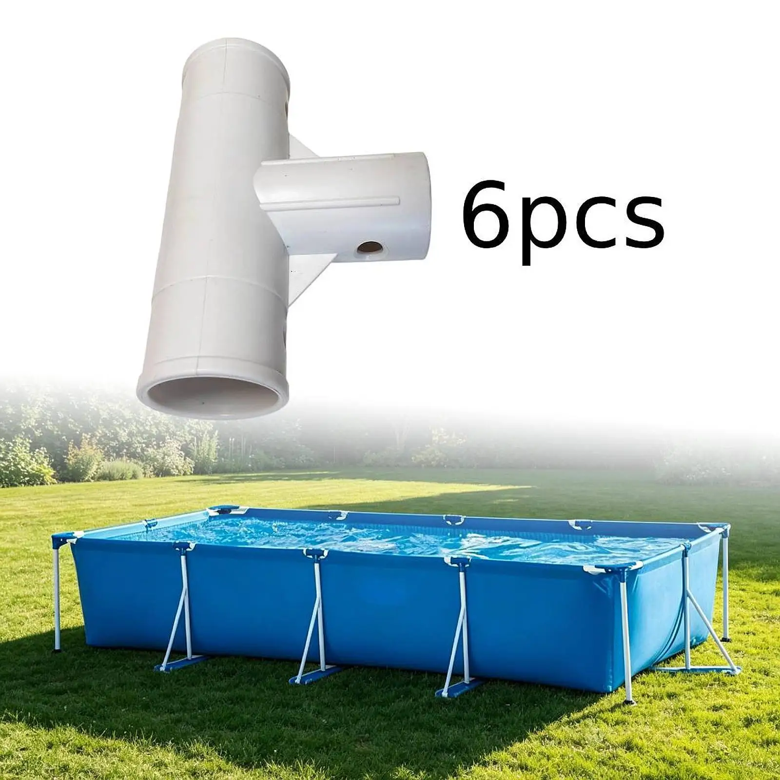 Rectangular Frame Pools Connector Set Portable Pool Support Fittings Easy Installation for Frame Swimming Pool Repair