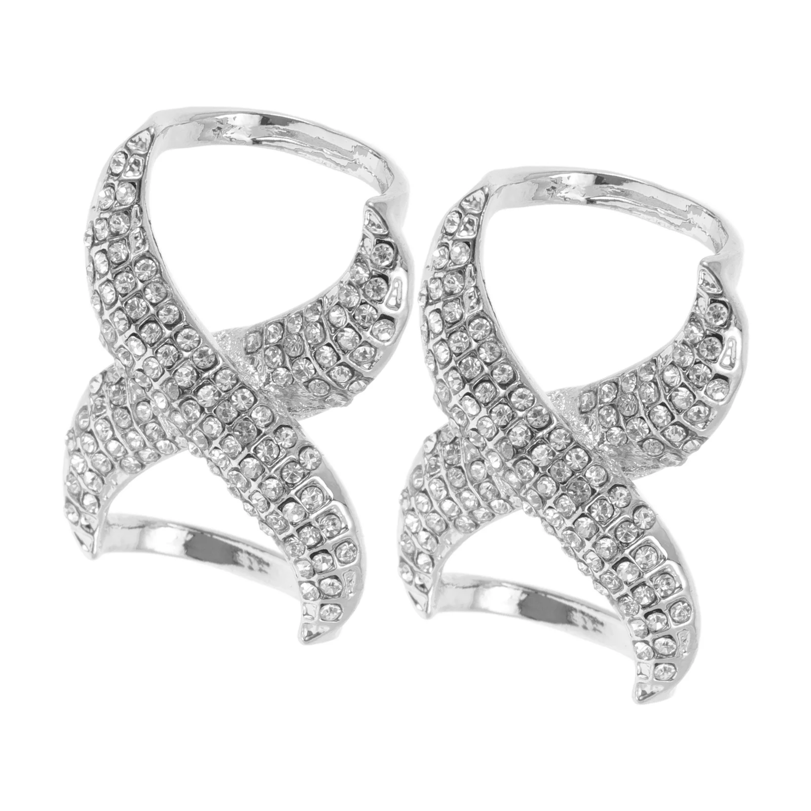 Pañuelo de seda para mujer, botones de esquina, anillos retorcidos, hebilla para ropa, zapatillas, cárdigan de aleación de Zinc, sujetador, alfileres para ropa, 2 uds.