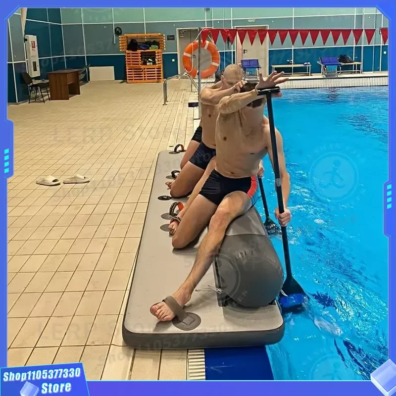 Customizable Portable Inflatable Rowing Device for Swimming Pool Indoor Water Sports Equipment Emulator Fitness Training Gear
