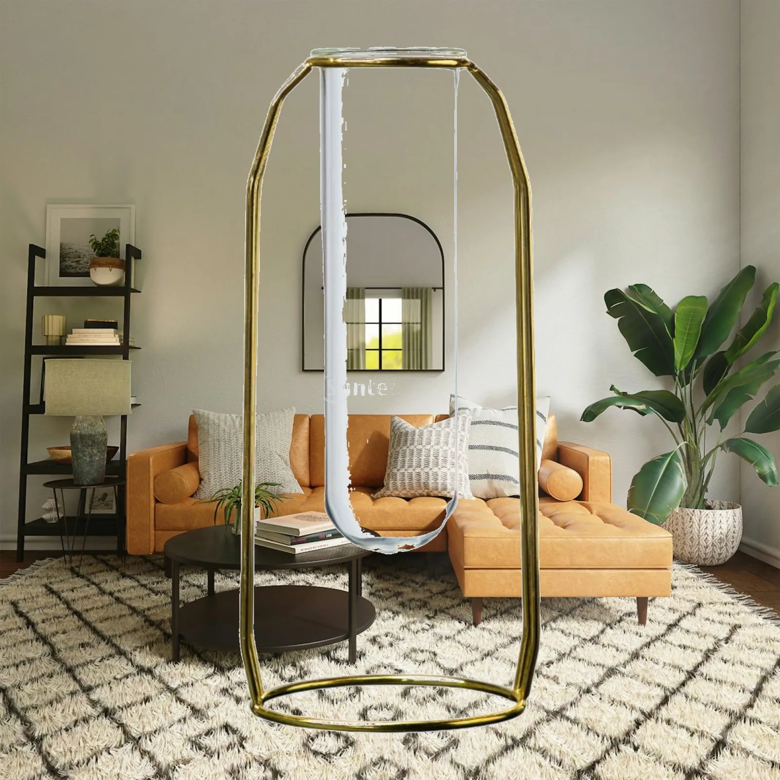 Test Tube Flower Vase Home Decor Dried Flower Container Planter Pot Metal Plant Holder for Table Bedroom Kitchen Decoration