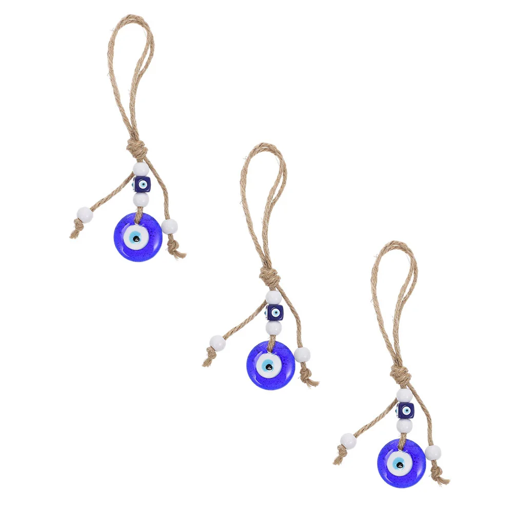 Blue Eyes Pendant Turkish Evil Glass Hanging Decors Luck Adorn Wall Ornaments Unique Decorative