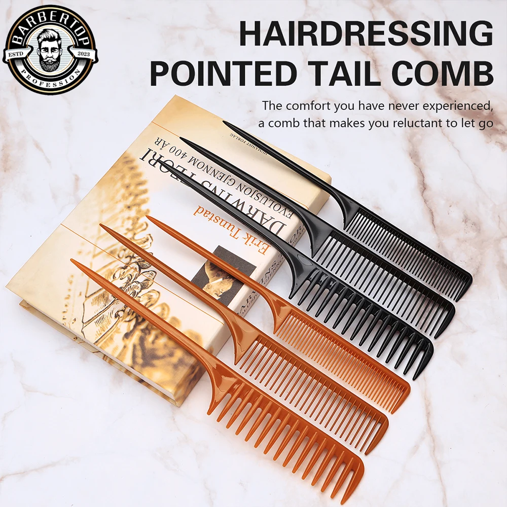 

Professional Barber Comb Hair Accessories Brush Pointy Tail Comb for Wig Braid Hair Dye and Highlights Hair Styling Appliances