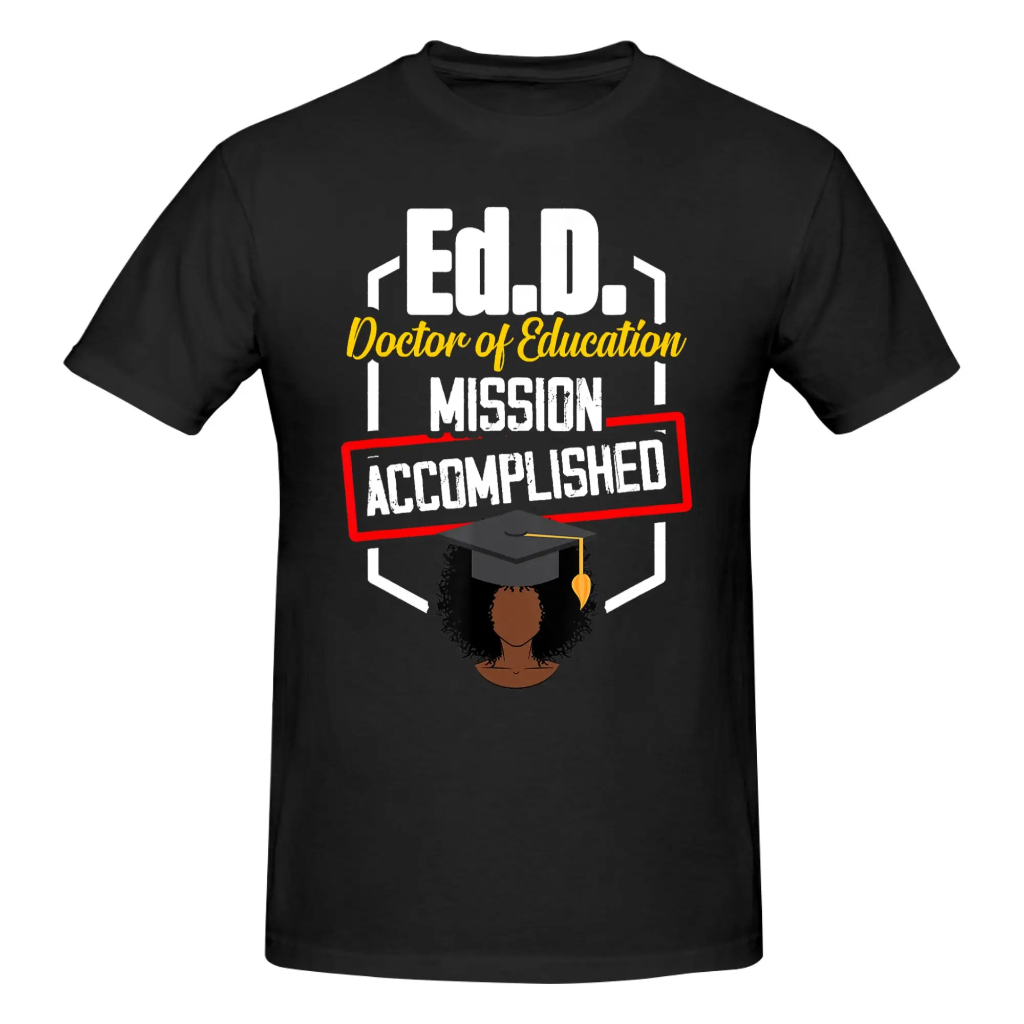 T-shirt 100% coton avec graphique amusant pour la remise de diplôme de doctorat, 1 pièce, Ed.D. T-shirts pour hommes Doctor of Education EDD