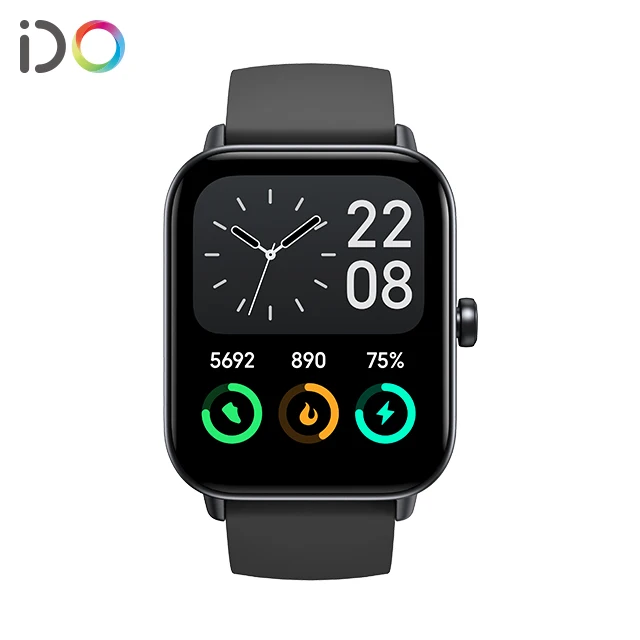 TJXL-Entry Level Bestseller 1,8" TFT Full Touch Square Screen BT Calling Wasserdichte Gesundheitsverfolgung Smartwatch für Android IO