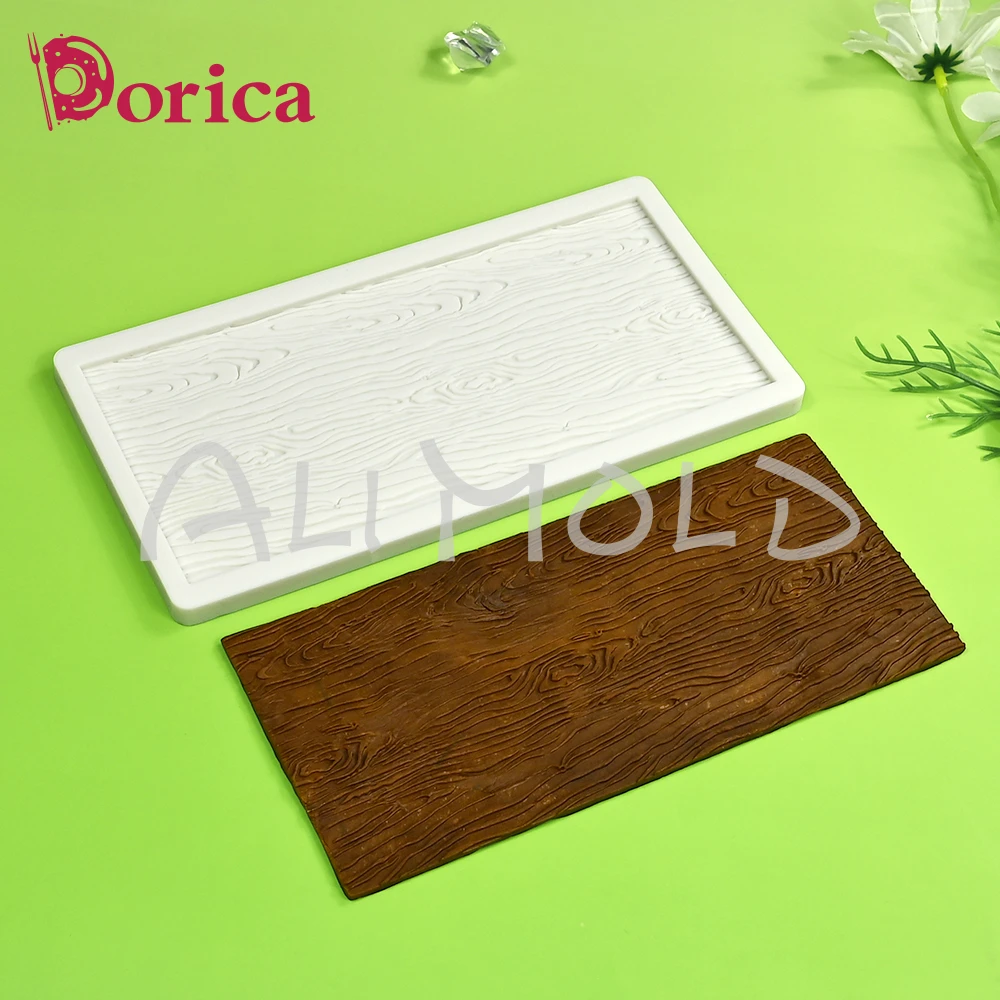 Forma silikonowa z żyłkami do Fondant czekoladowy z korą DIY glina żywiczna modele narzędzi do dekorowania tortów naczynia kuchenne do pieczenia akcesoria