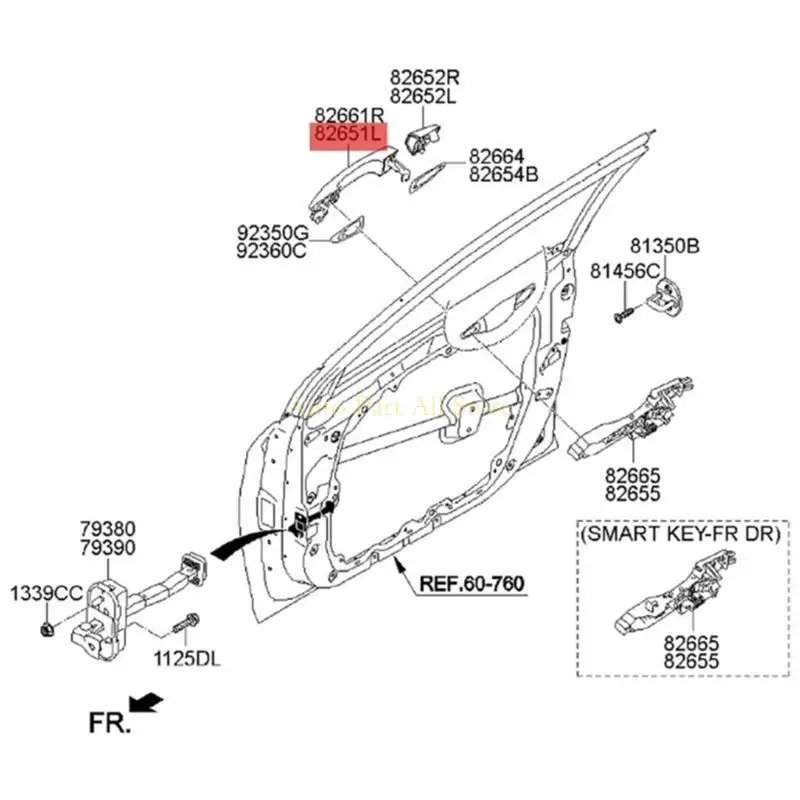 

J0MA Automotive Accessories for 2015-2018 Car Left Front Outer Door Handle