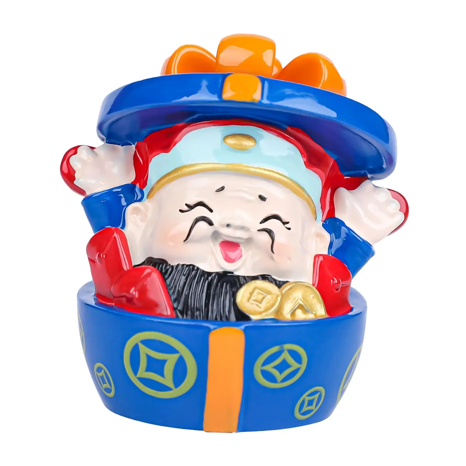 Car Dashboard Decoration Crafts Blessing Feng Shui Decor New Year Gift Mini