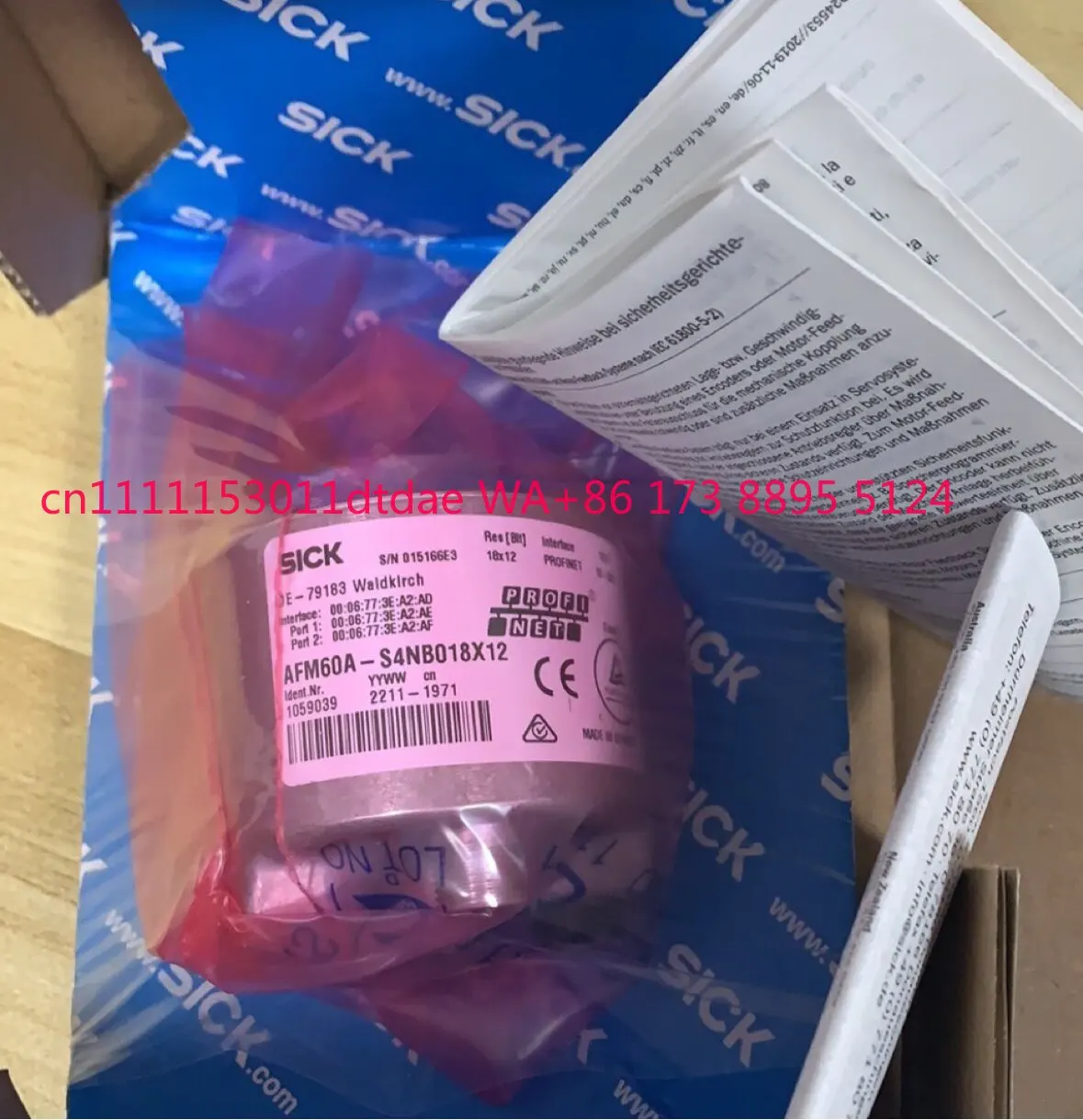 SICK encoder AFM60A-S4NB018X12 S4IB BHNB018X12PROFINET communication