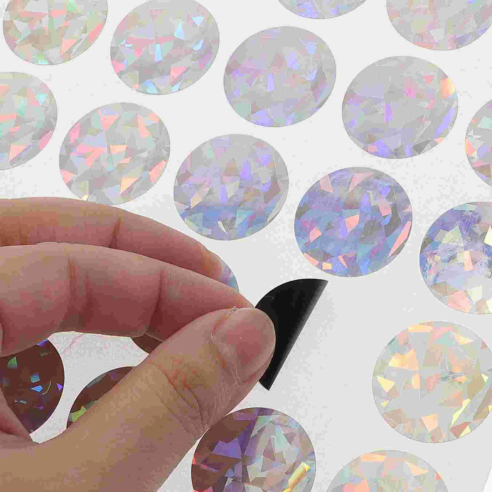 2 Sheets Scratch Card Stickers Gift Labels off Round DIY for Gender Reveal Paper Lottery Reward Programs Tickets