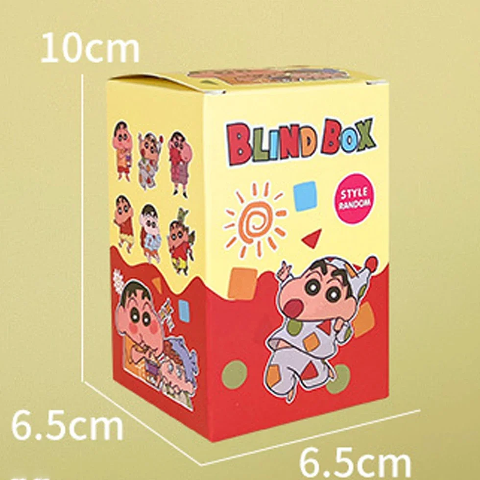 Anime Crayon Shin-chan Blind Box Food Hamburg Series Blind Bag Doll Toy Collection Model Figure Toy