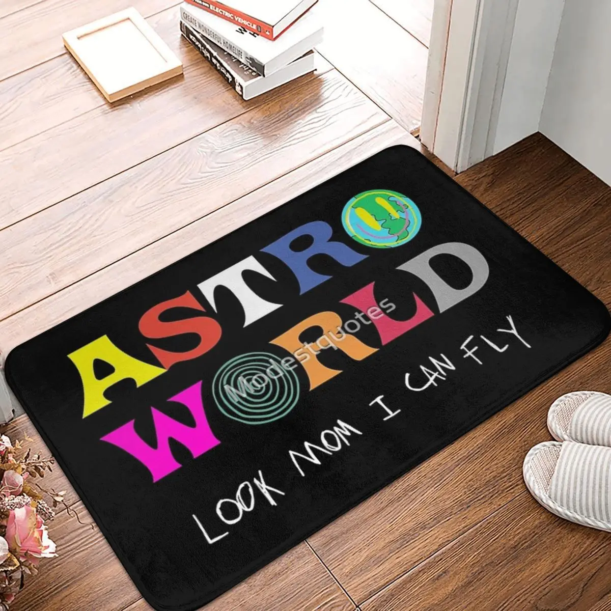 

ASTROWORLD Look Mum I Can Fly 40x60cm Carpet Polyester Floor Mats Cute Style Living Room Festivle Gifts