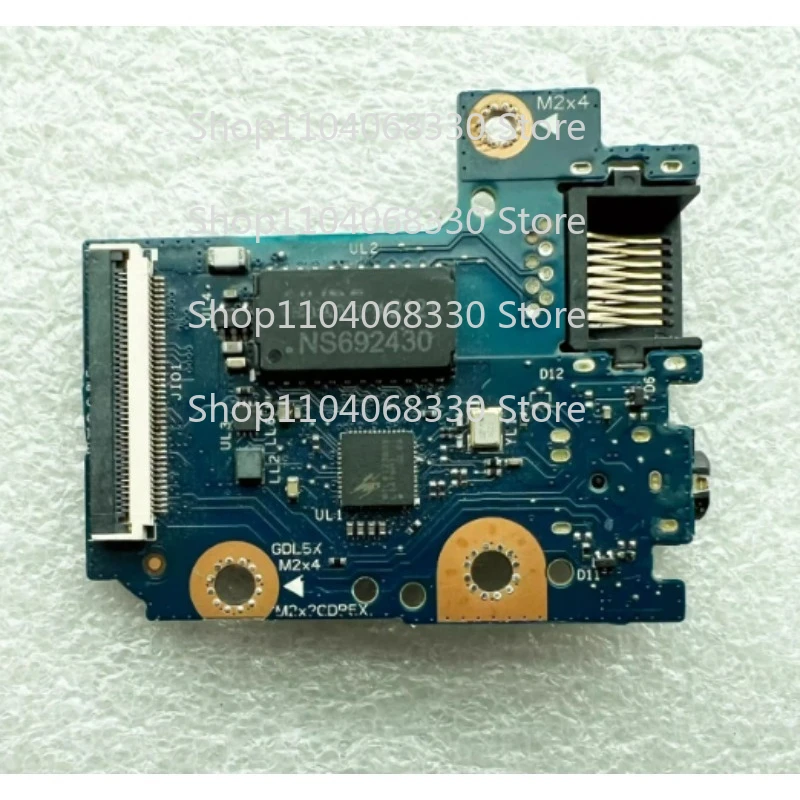 For Dell G15 5511 5510 Sound Card Port Small Board LS-K66DP 07C6KC