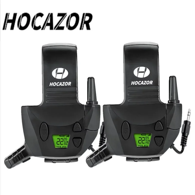 

HOCAZOR Walkie-Talkie Tactical Noise Cancelling Headphones Adapter Electronic Shooting Earmillation Microphone 3 Mile Range