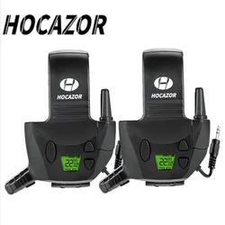 HOCAZOR Walkie-Talkie Tactical Noise Cancelling Headphones Adapter Electronic Shooting Earmillation  Microphone 3 Mile Range