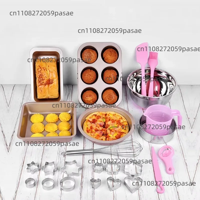 Baking pan set Heat-resistant carbon steel baking pan Cake baking set  tools