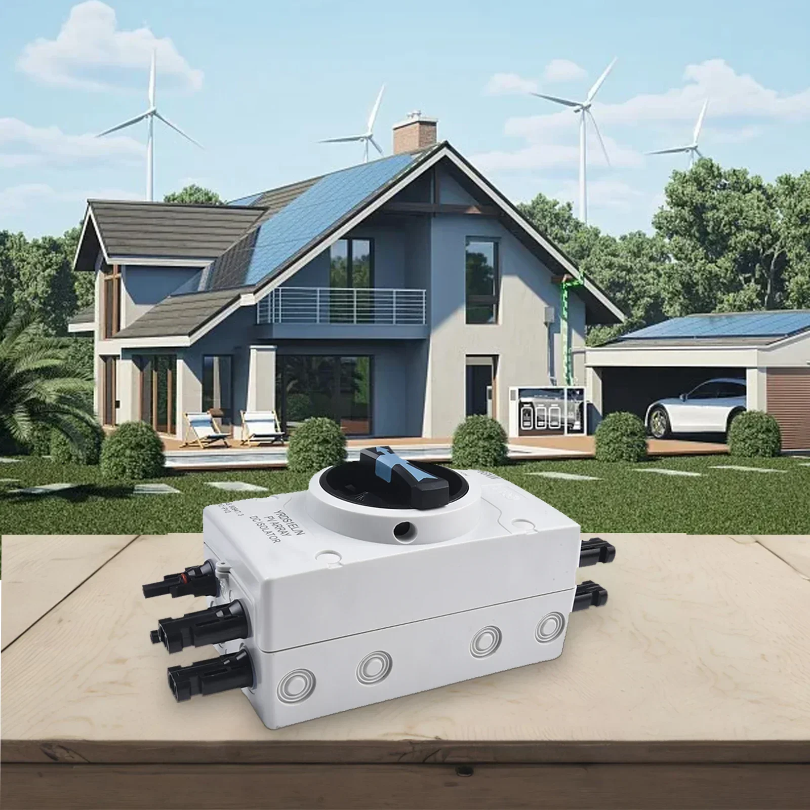

Reliable Protection for Solar Photovoltaic Systems PV DC Disconnect Switch Main Switch 3For 2A 1000VDC 4P IP66