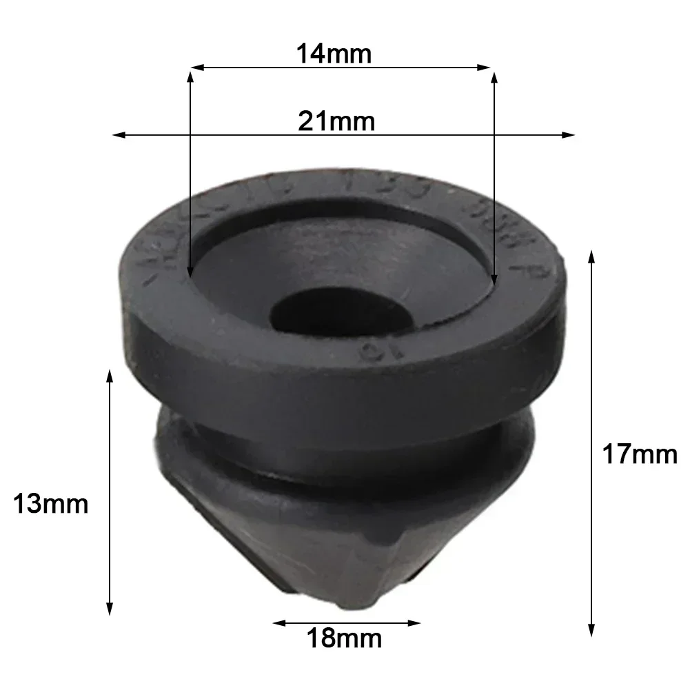 Almofada tampão para motor a gasolina, filtro de entrada de ar, grommet durável, capô, diesel, pacote de 4