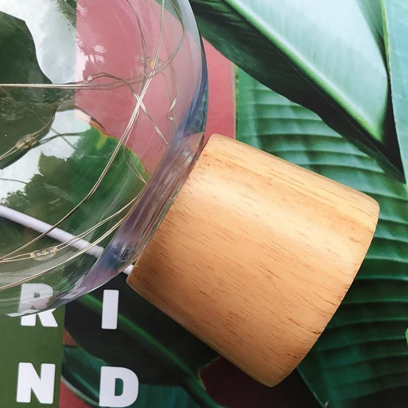 참신 낭만적 인 밤 빛 별이 빛나는 하늘 빛 소녀 생일 선물 USB 전원 침대 옆 테이블 램프 침실 장식 주변 조명