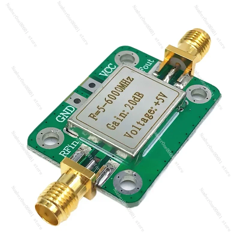 

RF Ultra-Wideband Mid Power Amplifier (5--6000MHz, Gain 20dB)