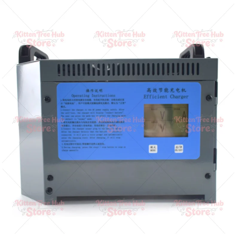 48V 60A LCD Forklift Charger SMH175A Industrial Battery Charger for 400 440AH Lead Acid Batteries 220V CE Certified