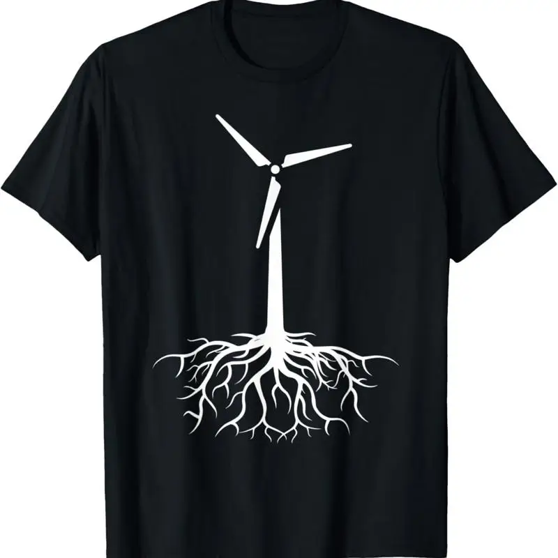 Wind Power Ecology Green Bio Co2 Windmill Idea T Shirt