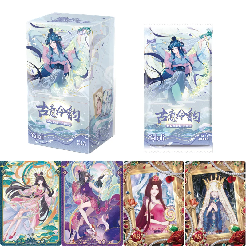 

KAYOU YeLoli карты Leaf Loli Linglong Подарочная коробка Аниме Коллекционные карты Mistery Boxes Настольные игры Игрушки Подарки на день рождения для девочек