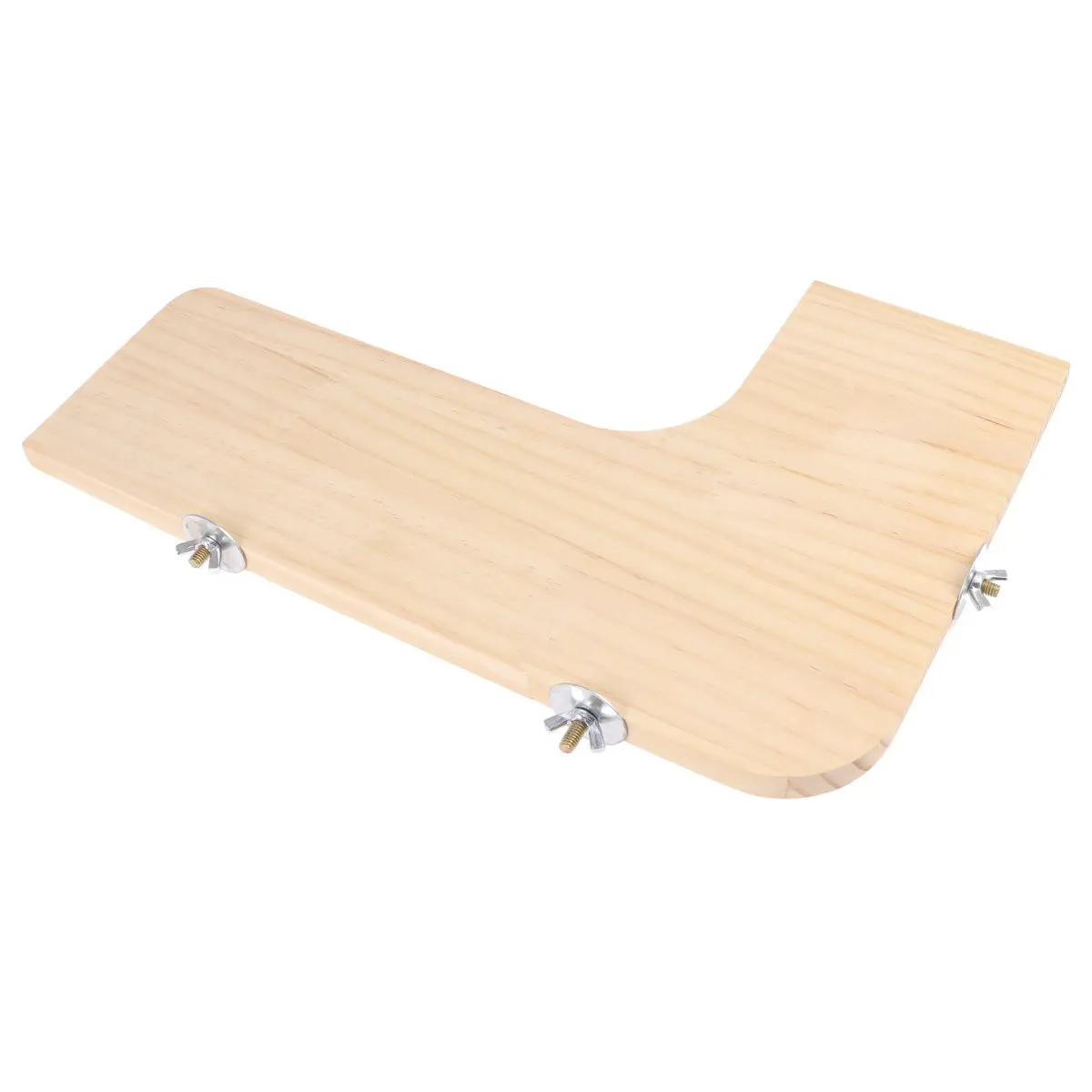 

Деревянная L-образная платформа для мелких животных: хомяков, шиншилл, крыс, мышей, попугаев. Декор для клетки. Экологичная, для отдыха.