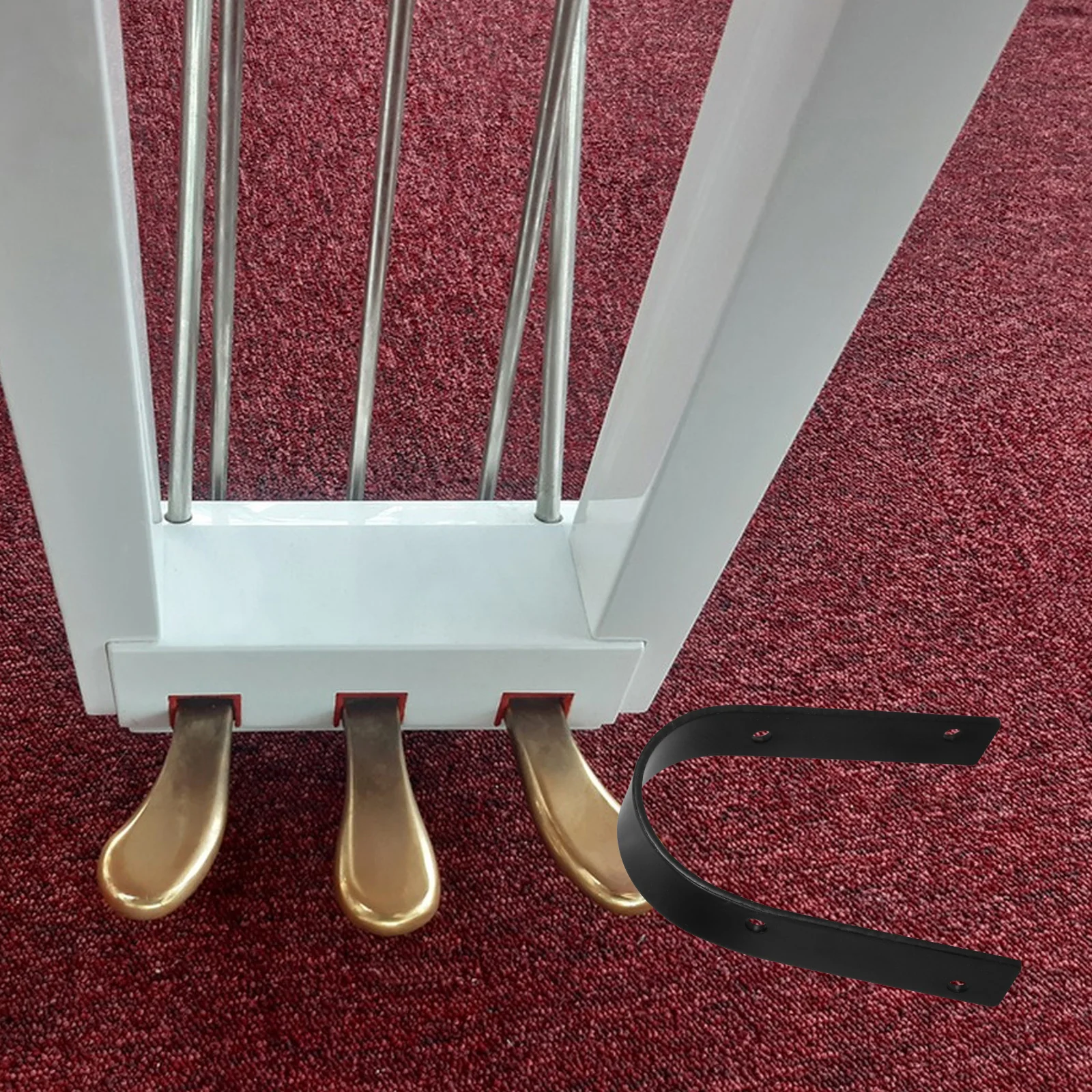 

Flexible Piano Pedal Spring Replacement Metal Accessory Repairing Part U Shaped Steel Spring Elastic Heavy for Keyboard