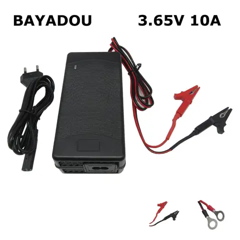 3.65V 10A Lifepo4 고속 충전기 1S 3.2V 3.3V LFP 에너지 저장 태양열 철 인산염 RV 배터리 셀 스마트 충전기 3.65 볼트