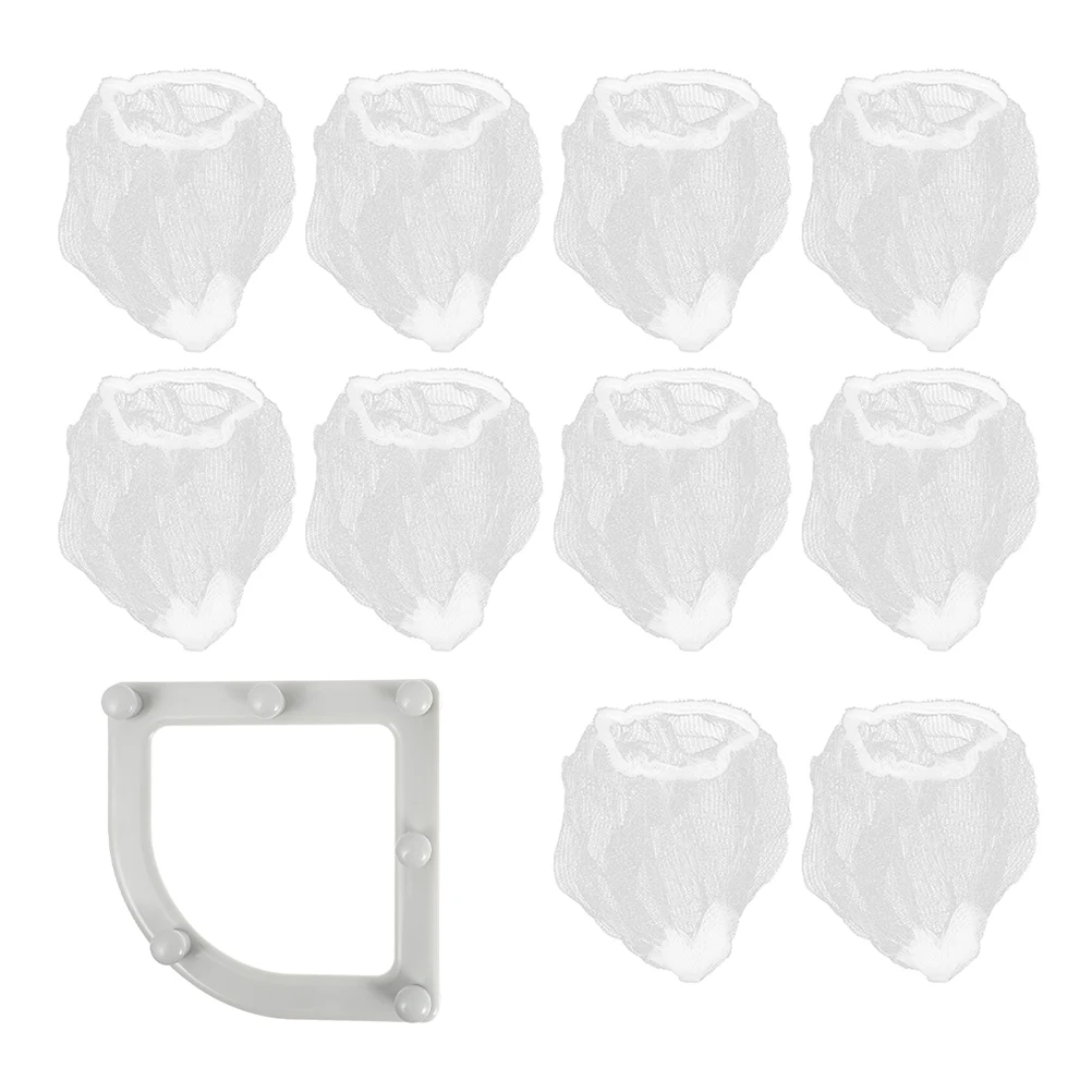 

150 Pcs Sink Drain Filter Mesh Bag Kitchen Garbage Strainer Disposable Grey Rack 150 Filters Residues Simple Install