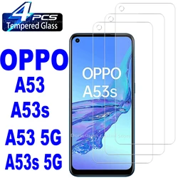 Verre de Protection d'Écran pour OPPO A53S A53, 2/4 Pièces