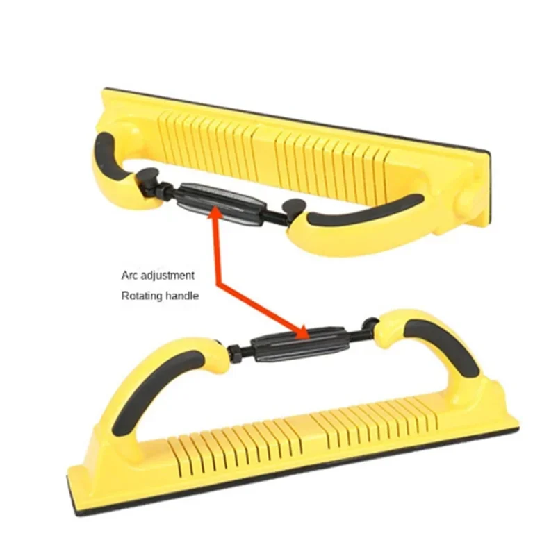 Imagem -03 - Moagem Seca Mão Push Board Car Putty Ash Mão Plaina Rectangular Vacuum Arc Lixa Moagem Ash Board Ferramenta de Reparo do Corpo