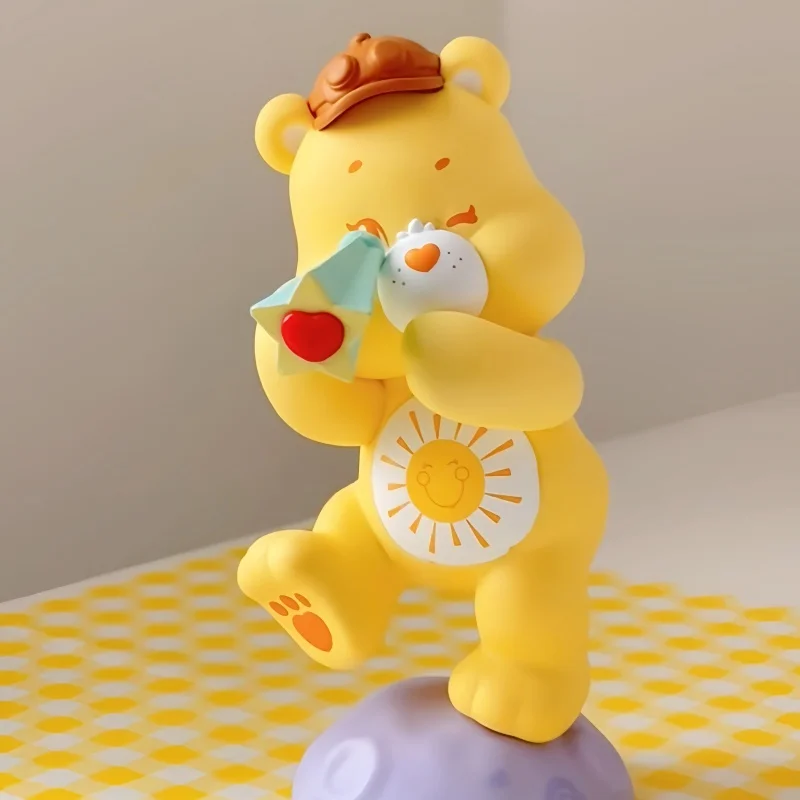 Новый хит продаж, аутентичный маленький медвежонок, исцеляющая планета серии, сюрприз, слепая коробка, милая настольная кукла ручной работы, украшение, подарки для девочек