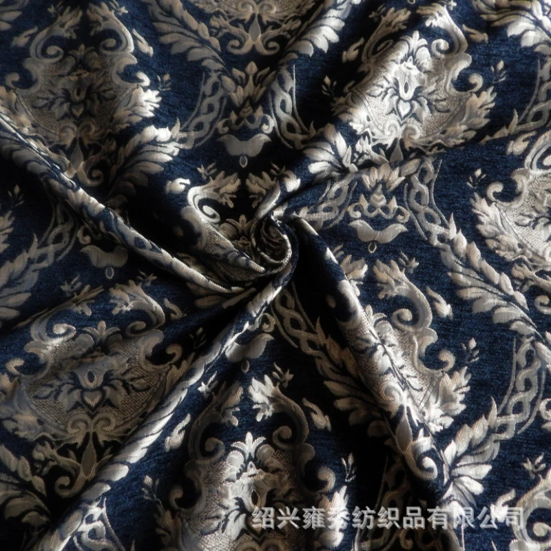 Chenille Jacquard Garment Fabrics for Sewing Cheongsam Suit Dress Cushion Upholstery Material 100*140cm Per Meter