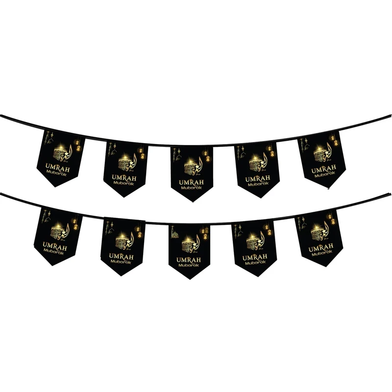 Premium PSD | Hajj mubarak and Luxury Eid Al Fitr Umrah