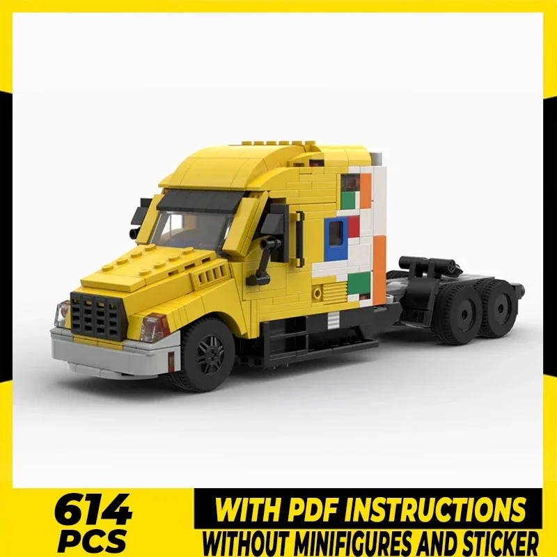 

City Vehicle Model Moc Building Bricks Delivery Truck Remake Technology Modular Blocks Gifts Christmas Toys DIY Sets Assembly