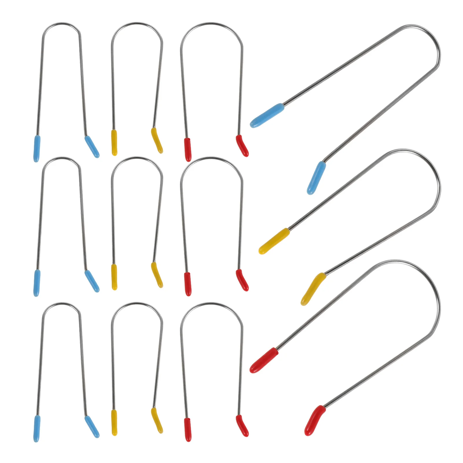 

24pcs Curling Pins Hot Roller Clips Replacement 1 9cm 2 54cm 3 2cm Stainless Steel Rollers Curlers Clamp Pin