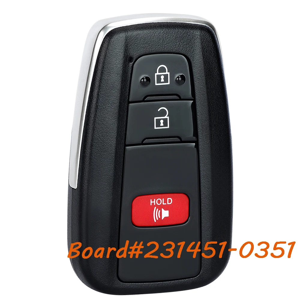 

KEYECU 231451-0351 Smart Keyless Remote Key Fob for Toyota Prius 2016-2021 RAV4 2019 2020 2021 HYQ14FBC 314.3MHz