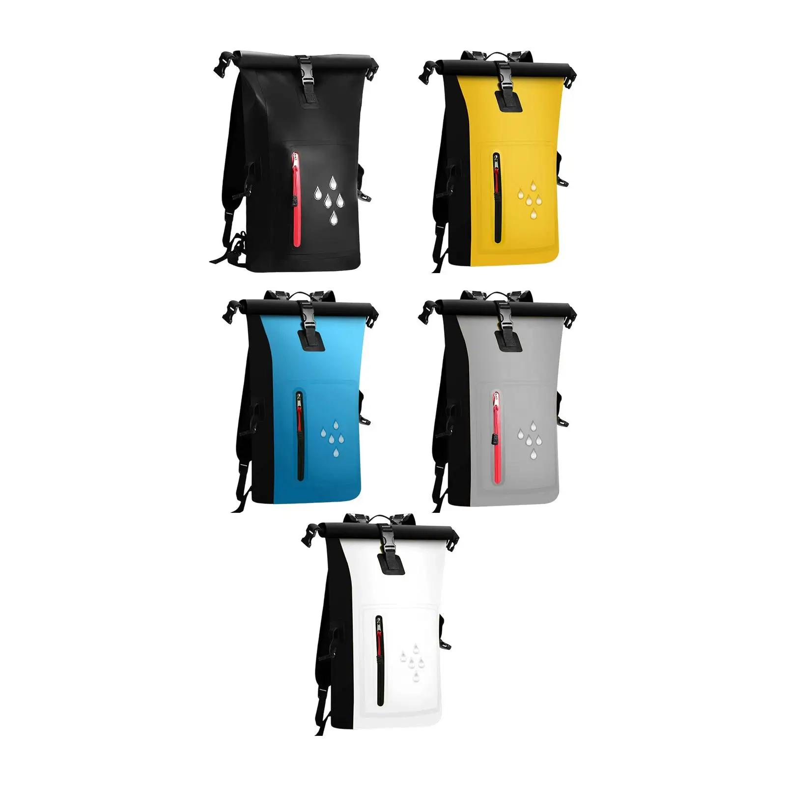 Waterproof Dry Bag 25L Wear Resistant Pouch Float Bag for Rafting Ski Canoe