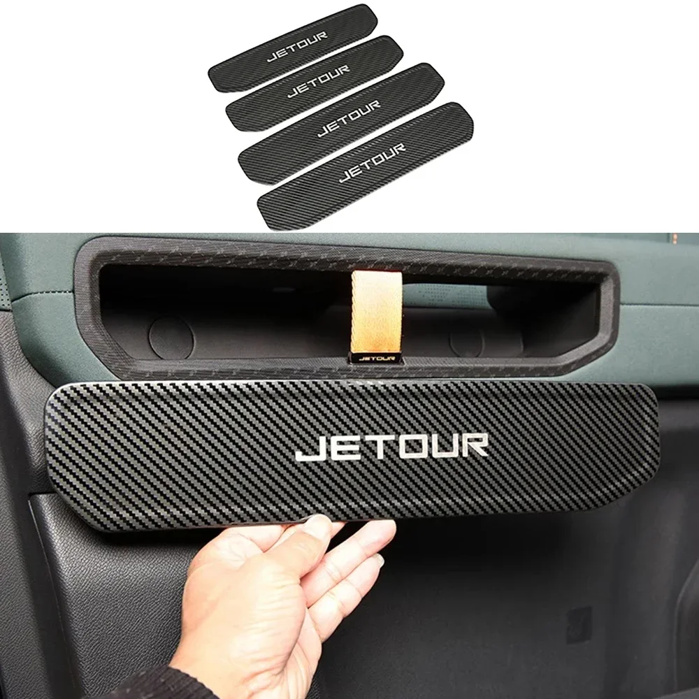 cherryJetour Traveller 2023 2024 Jetour T2 Car stainless Steel Inner Door Handle Panel Decorative Cover Modified Accessories