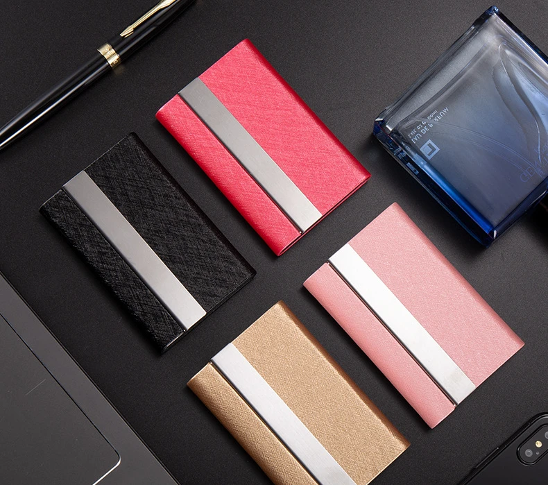 Men's and Women's Office Business Portable Business Card Box, Outdoor Enterprise Creative Business Card Holder