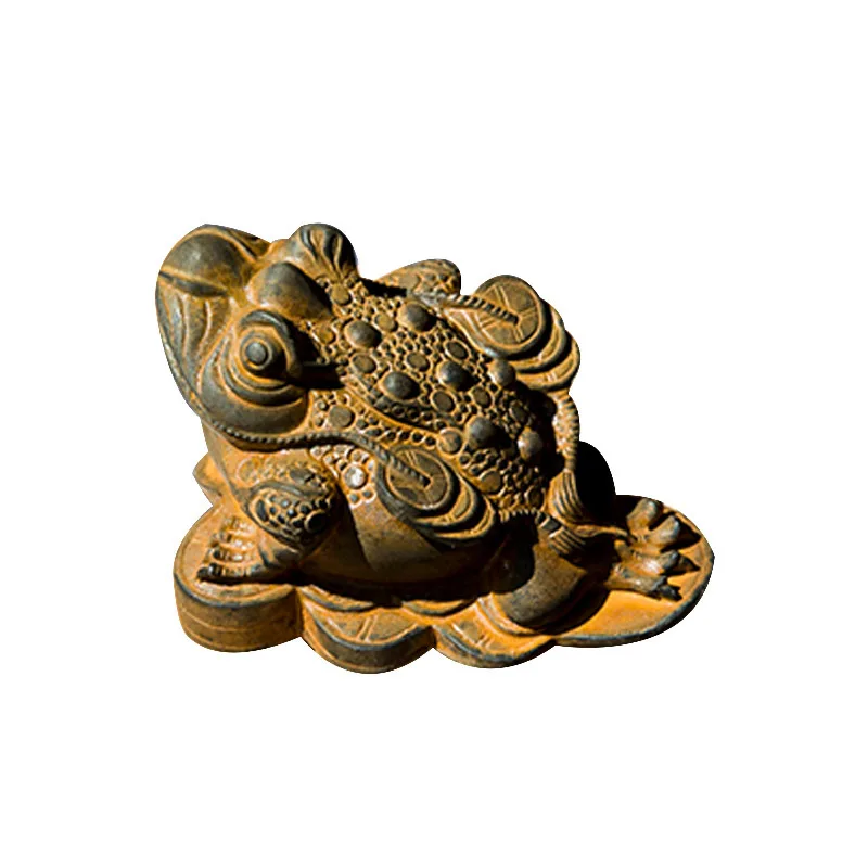 Zen Tea Ceremony Tea Table Living Room Supplies Desktop Toad Golden Toad Tea Pet Nurturable Tea Set Tea Table Tea Pet Ornament
