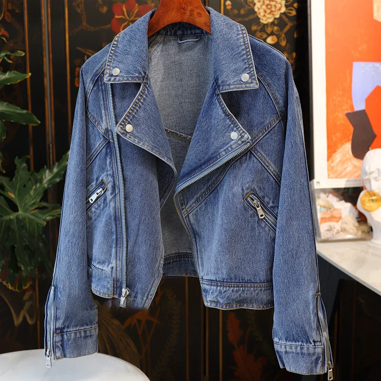 Denim Jacket Women Spring Autumn Casual Loose