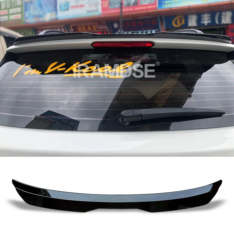 

New！ Car Roof Spoiler For VW POLO Hatchback 2011 - 2018 Type DGS Carbon Surface Rear Trunk Wing ABS material Refit Accessories