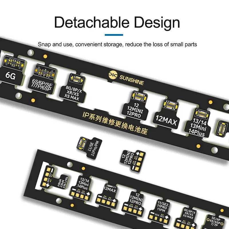 SUNSHINE IP SERIES REPAIR AND REPLACE THE BATTERY HOLDER Original battery replacement holder/Snap/suitable for IP6-14