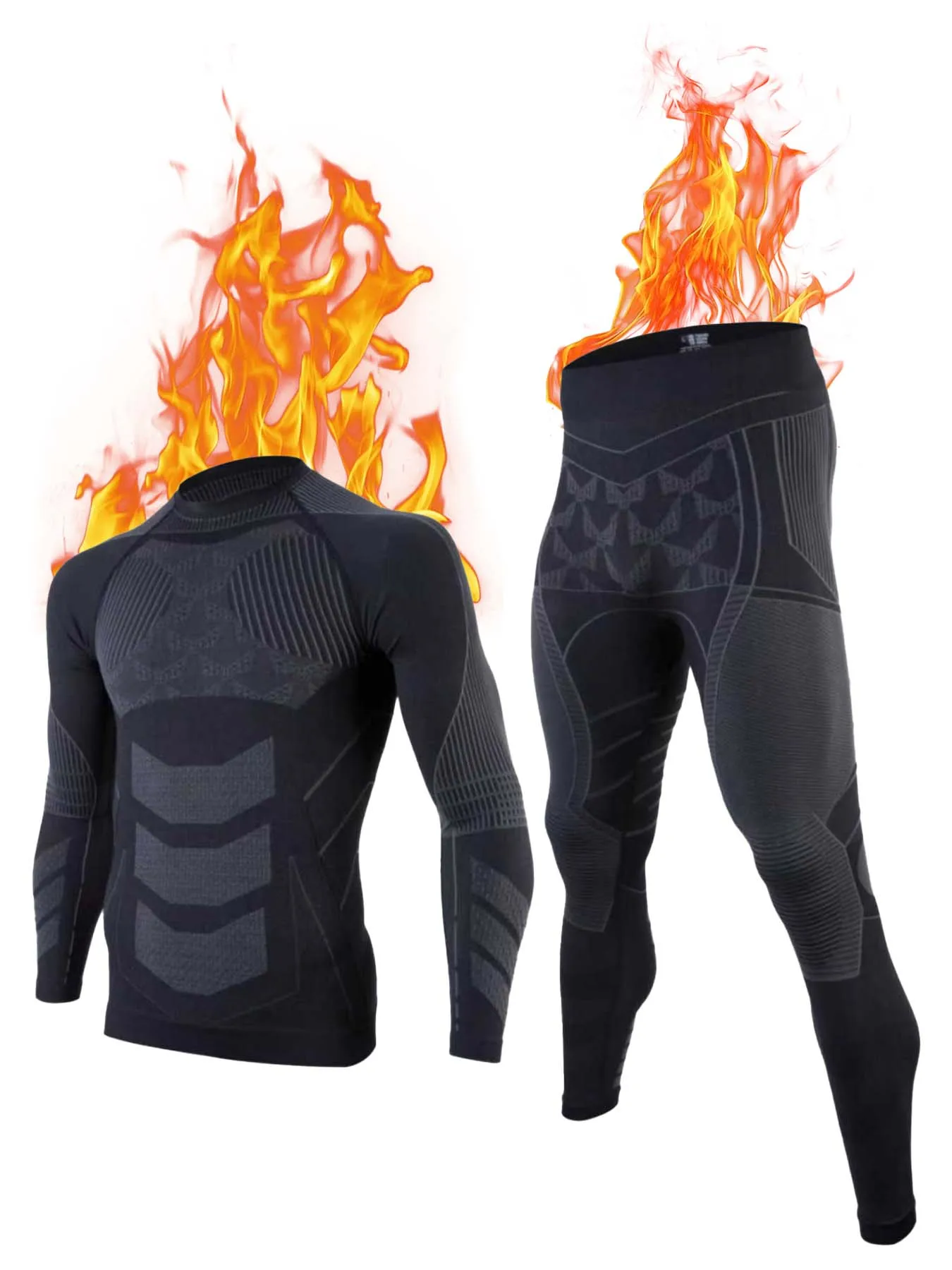 

Thermal Underwear Men Female Ultra Soft Skiing Warm Long Johns Ski Thermal Underwear Set