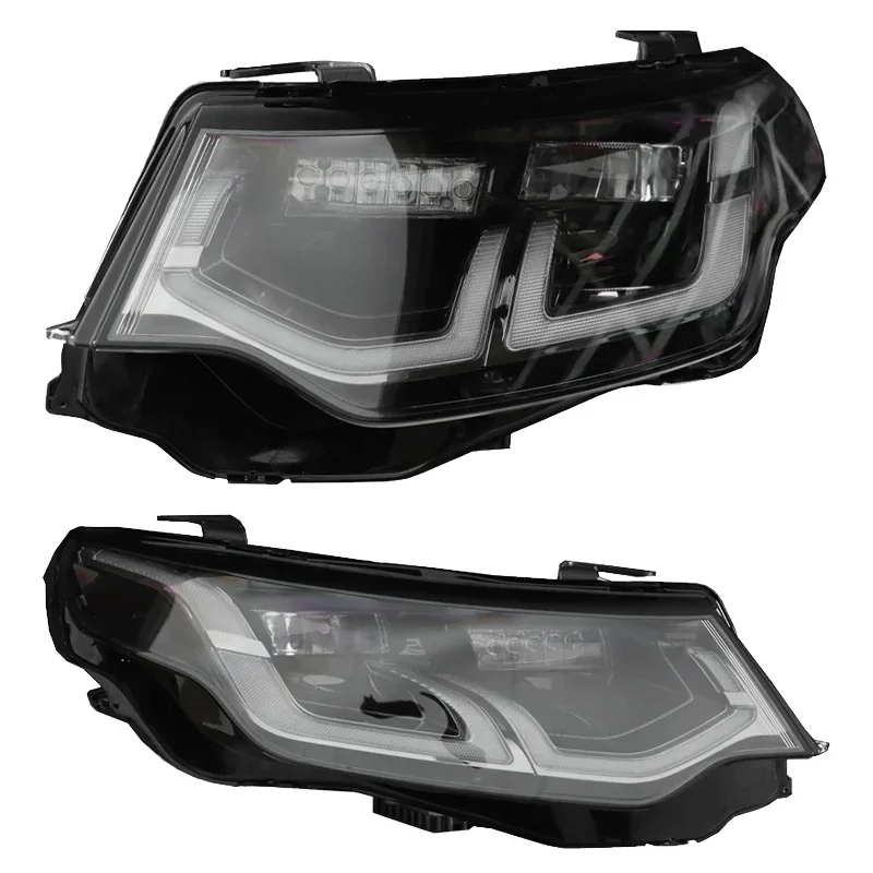 For 2015-2019 OEM Replacement LED Car Headlights High Quality 6500K White Aluminum High Low for Land Rover Discovery Sports！！