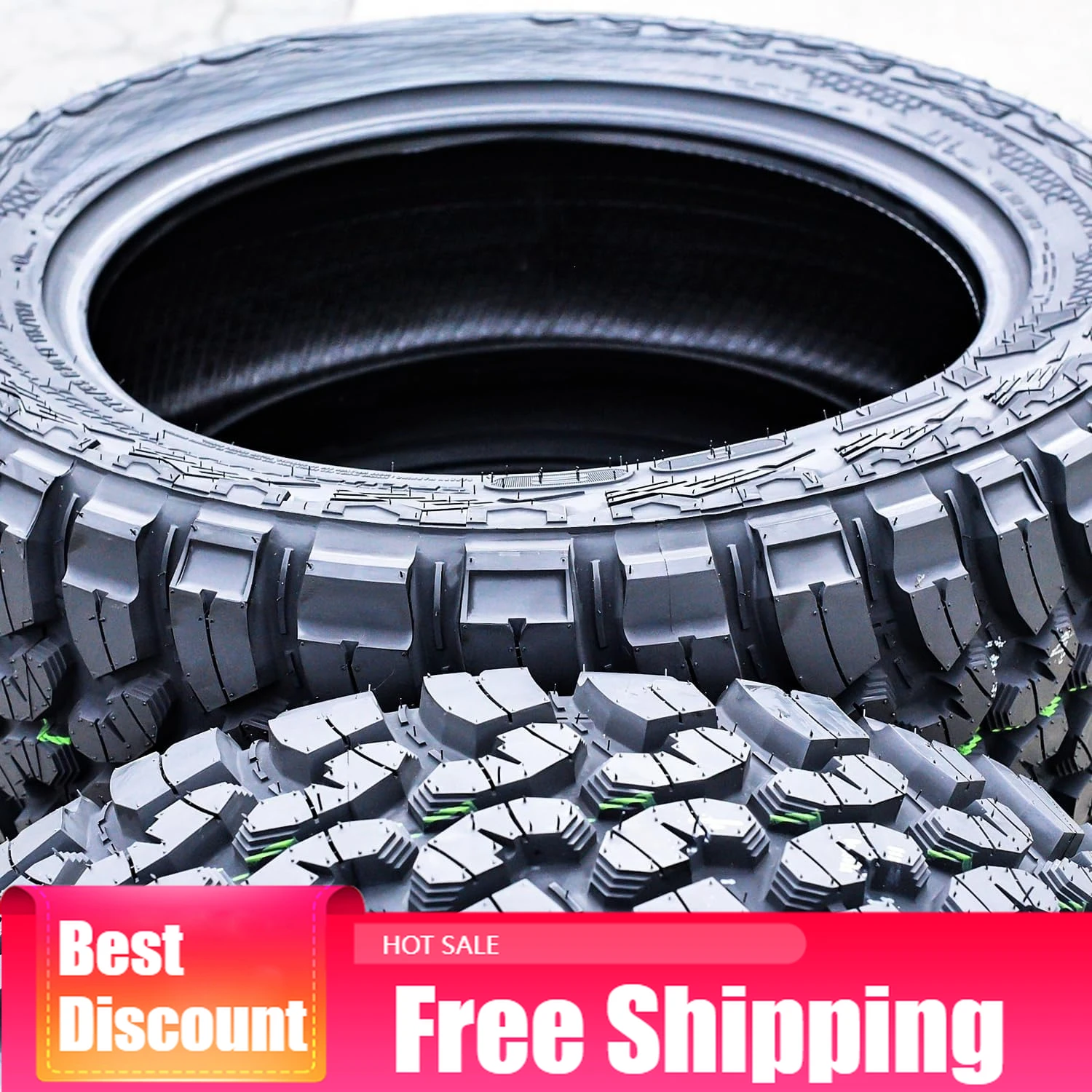 

Шины Steep Discount M/T 08 Plus Mud Off-Road LT235/75R15 - 104/101Q, нагрузочный индекс C, 6-слойные, BSW, комплект из 4 штук