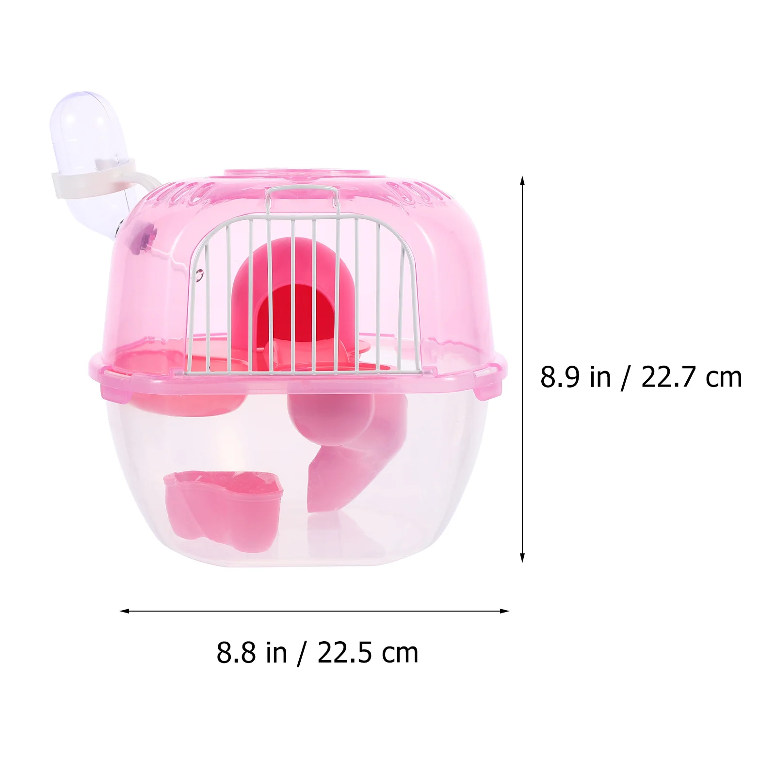

Double Cage Portable Small Pet Travel Carrier Ventilated For Hamster Rat Chinchilla Squirrel Mice Hedgehog Guinea